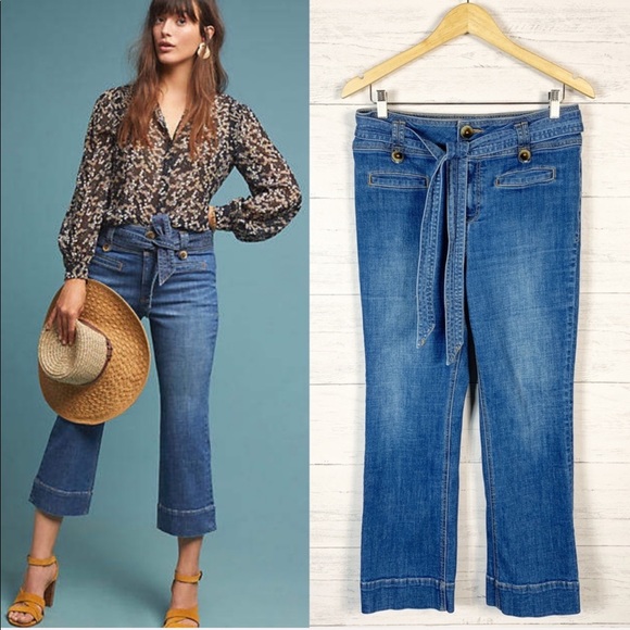 Anthropologie Denim - Pilcro & The Letterpress • Cropped Flare Jeans 29